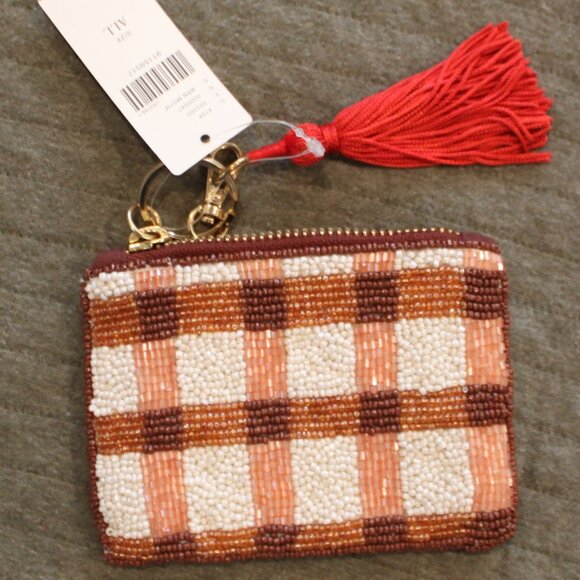 NWT Anthropologie Beaded Coin Purse : Picnic Edition - Picture 5 of 11